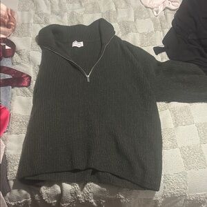 Old Navy Olive Cowl Neck Sweater